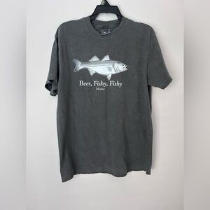 Comfort Colors Graphite Fish‎ Tee